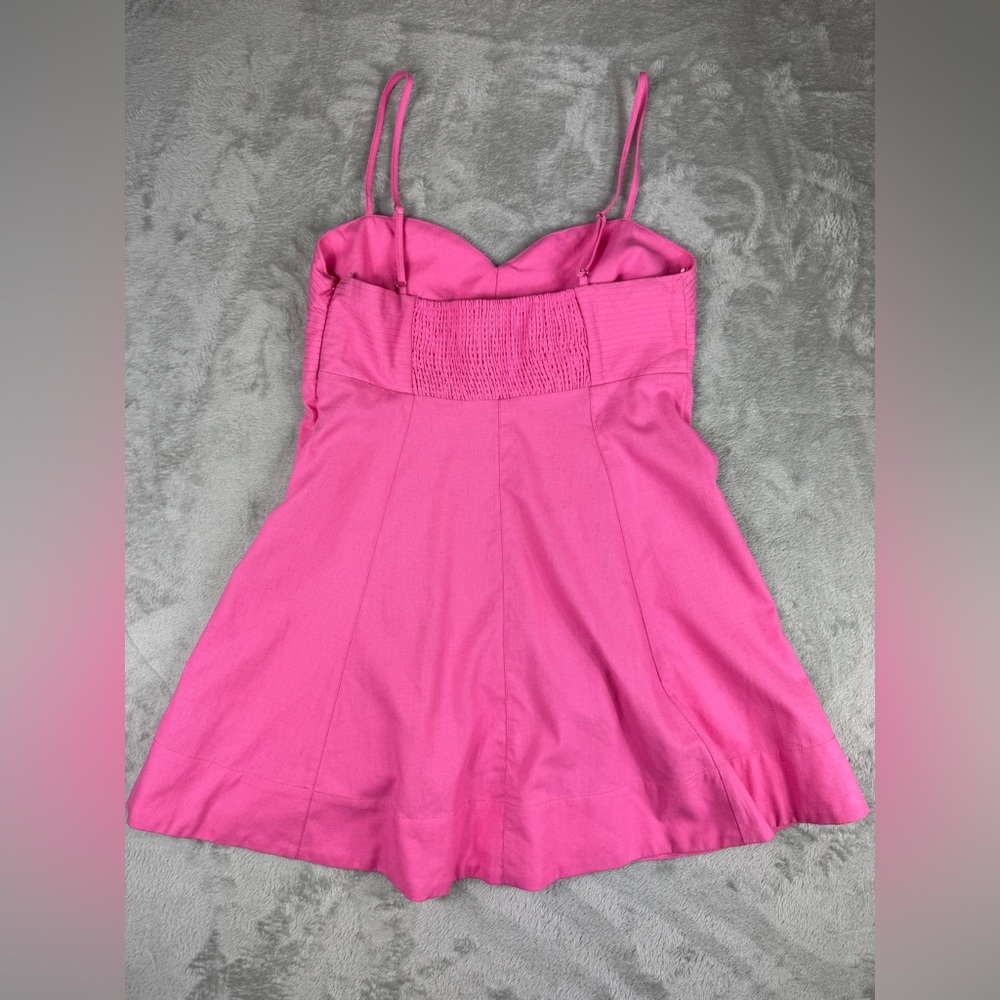Moon river hot pink dress sz large - Picture 9 of 9
